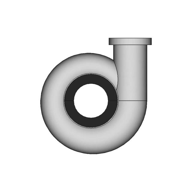 Francis Turbine Draft Tube and Casing Assembly