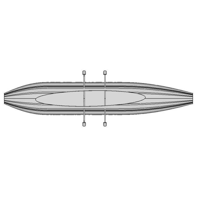 Rough Geometry Boat Design with Curved Hull Shapes