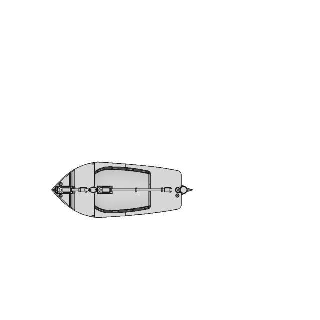 14 Inch 3D Printable Sailboat Model with Removable Keel and Motorized Propulsion