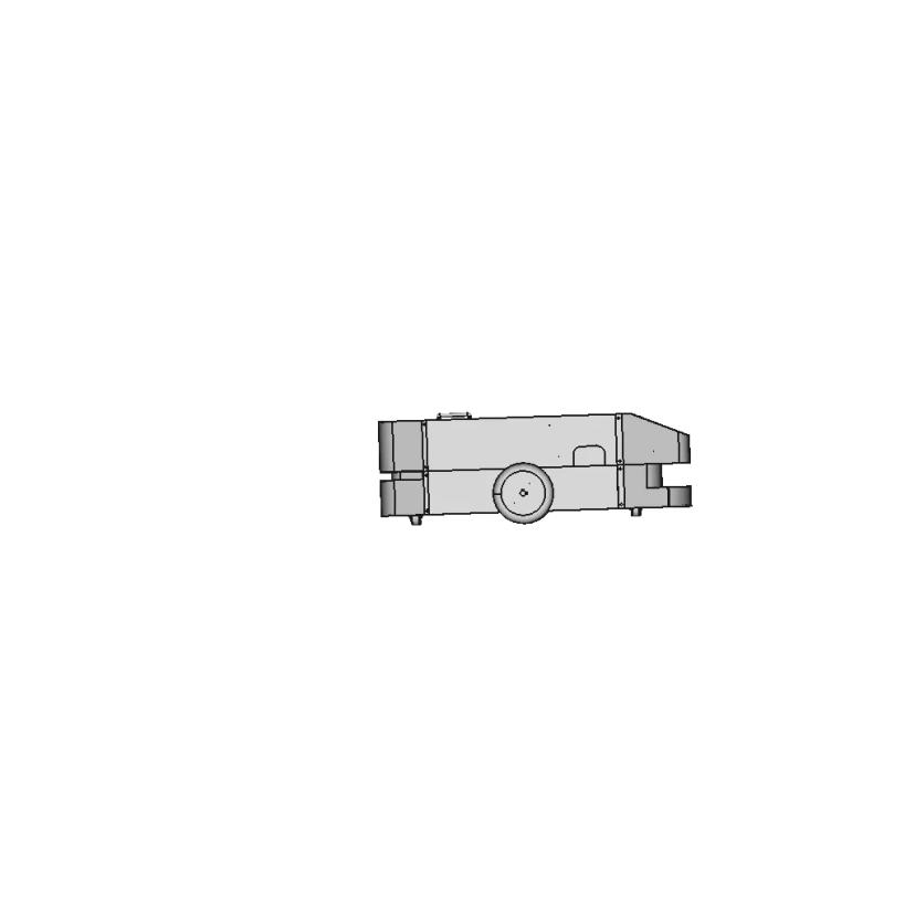 Automated Guide Vehicle with Lidar Sensors and Touchscreen Interface