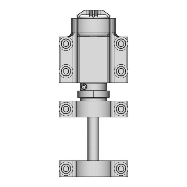 Shock Isolation Clamp Mount for Brushless Mega Spark Motor and Gearbox
