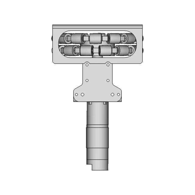 Omni Wheel with DC Gear Motor Assembly