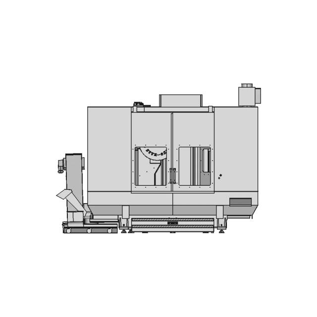 EC-1600 Horizontal Machining Center Industrial Model