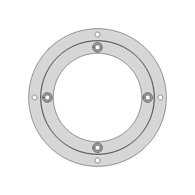 6 Inch Aluminum Lazy Susan Bearing Model