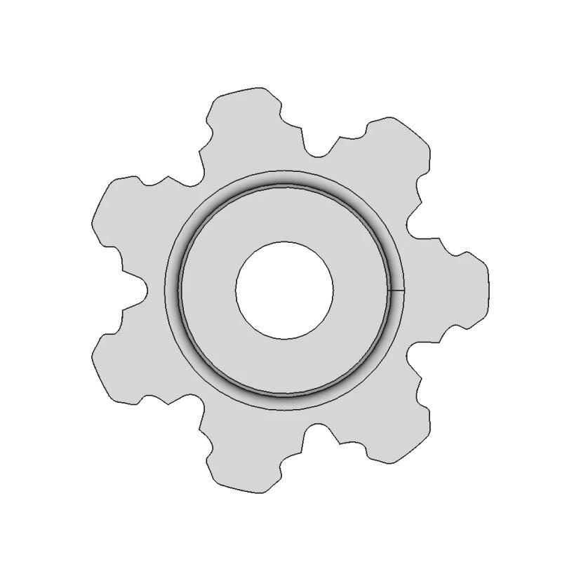 Keyed Shaft Component for Mechanical Assemblies