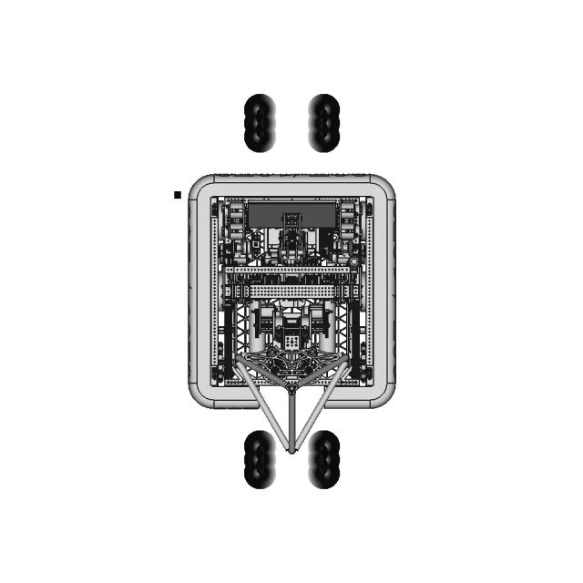 FRC F4 Robot for Tetrahedral Game Piece Handling and Platform Climbing