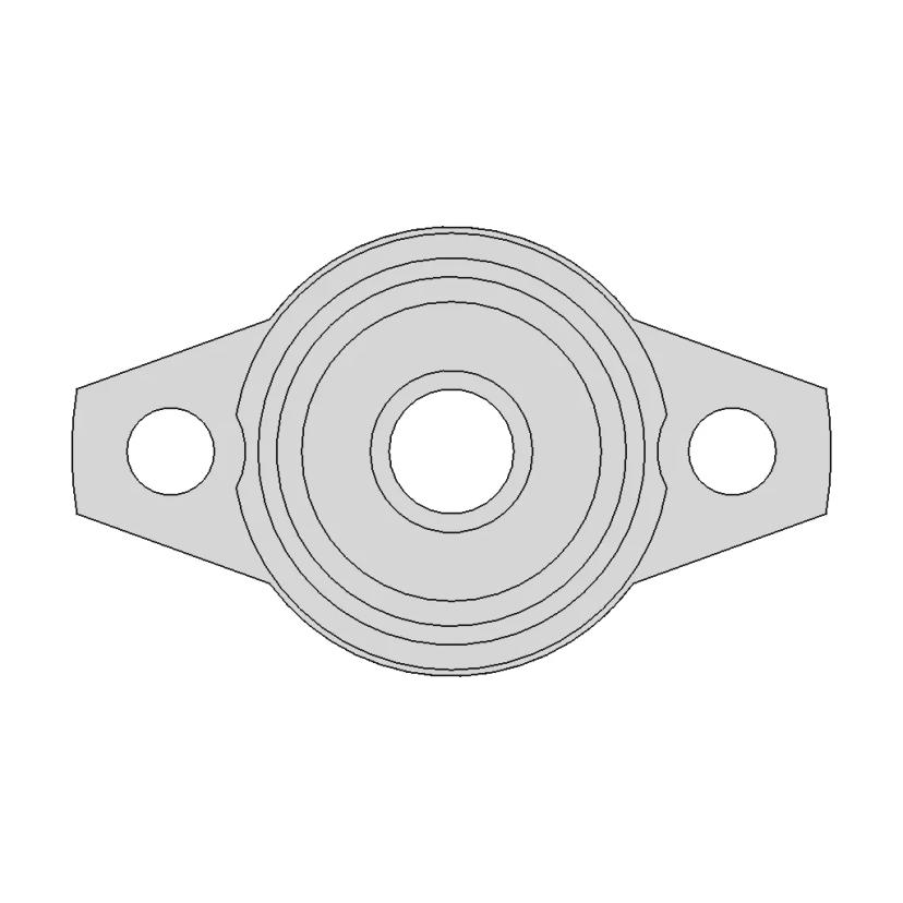 Flange Bearing with 10mm Inner Diameter