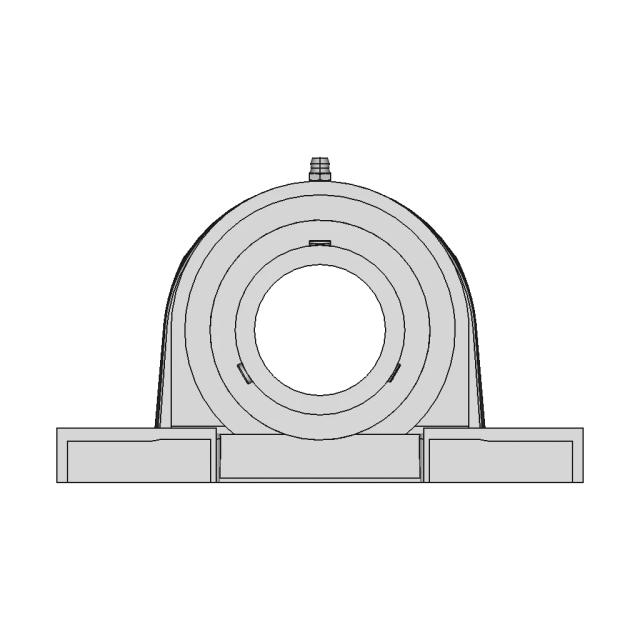 UCP212J Bearing Housing Assembly CAD Model