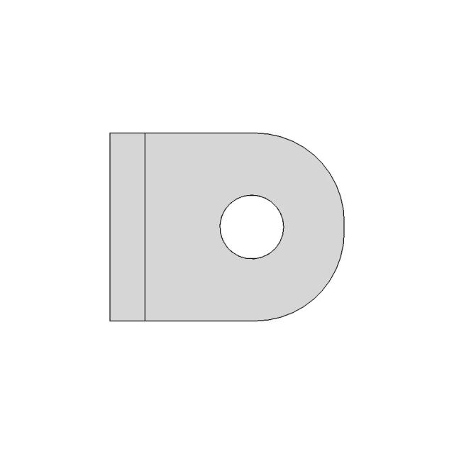 90 Degree PCB Mounting Bracket with 4-40 UNC Thread