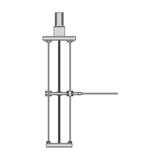 Vertical Transporter Featuring Endless Screw Mechanism