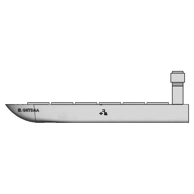 Bulk Carrier Ship Model for Transporting Unpackaged Bulk Cargo