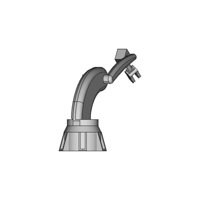 4-Axis Industrial Robot Arm CAD Model