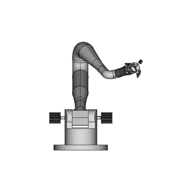 5-Axis Industrial Robot Arm CAD Model