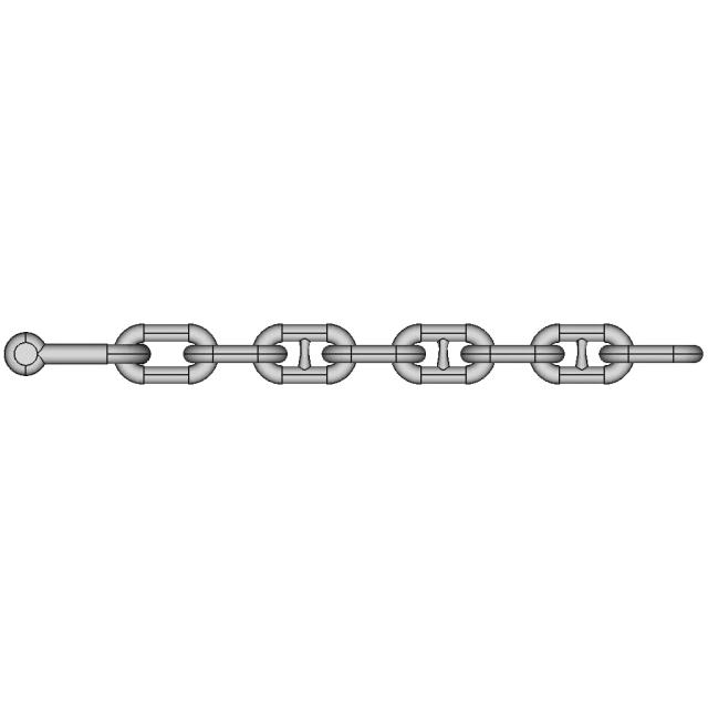 Ship Chain Anchor CAD Model for Marine Applications