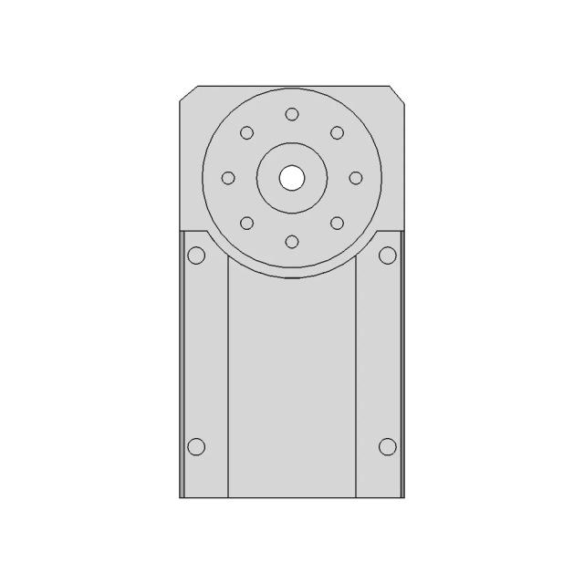LX-16A Servo Motor Model with Shaft and Adapters