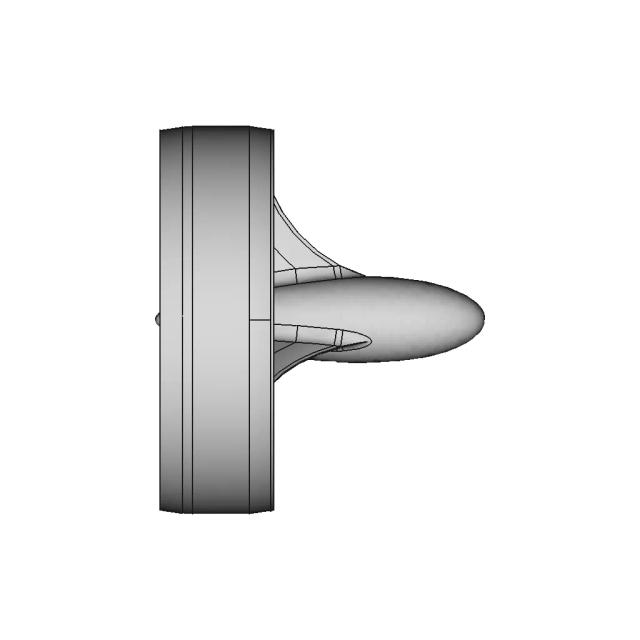 Towed Sonar Drone Body Shell Concept for Submarine Applications