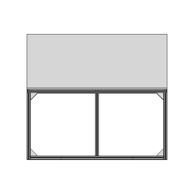 Standard Fish Tank Stand with BR45x45L Aluminum Profile Support