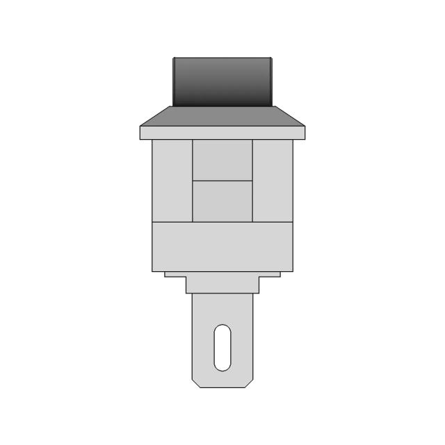 On/Off Switch CAD Model for Engineering Applications