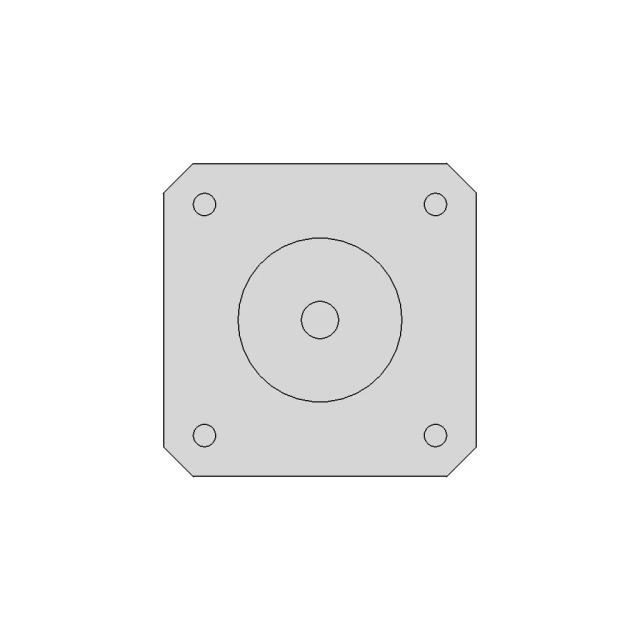 Nema 17 Stepper Motor 42x42x38 mm Solid Model