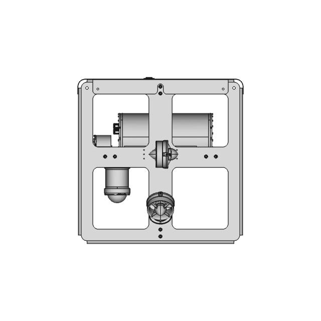 Autonomous Underwater Vehicle Test Platform with 6 DOF and 4 Actuators