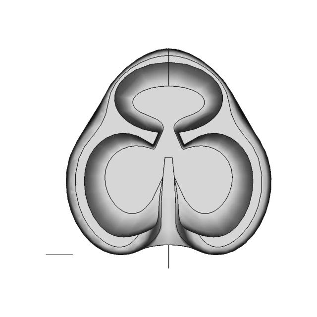 Miroma Flowform Cascade Component with Aligned Waterway Outlet