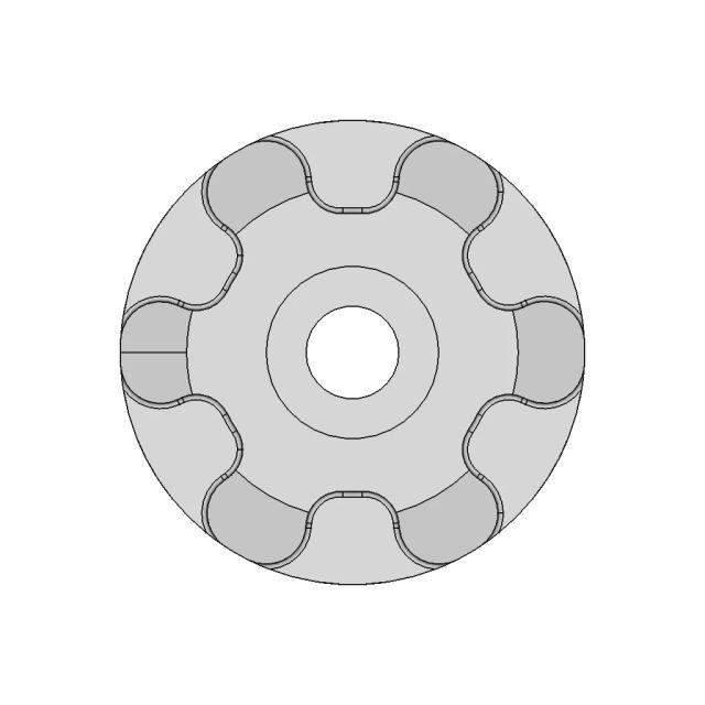 Custom 6-Tooth Sprocket for Pololu Track Systems