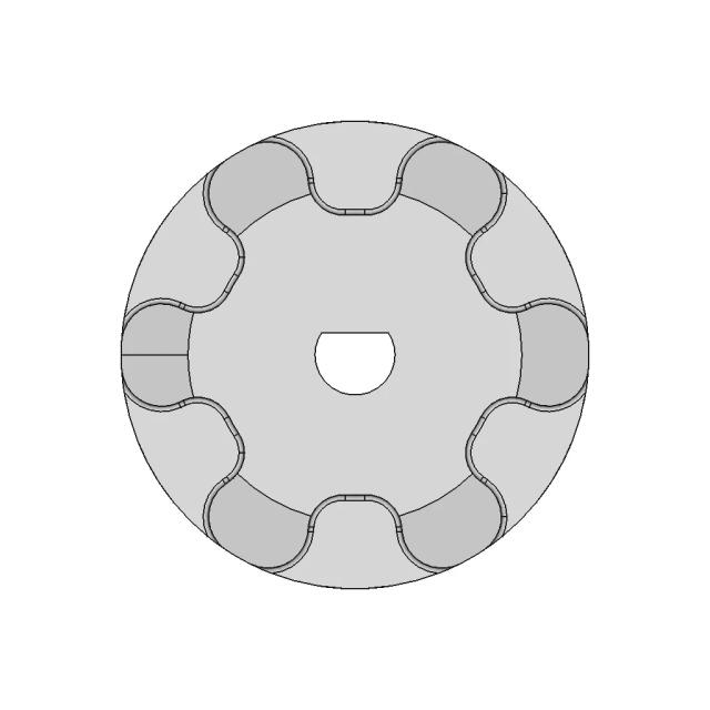 Custom 6-Tooth Sprocket for Pololu Tracks