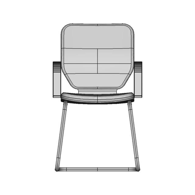 Compact Armchair Backrest Design