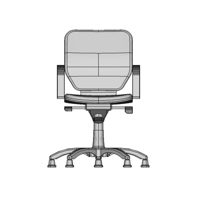 Compact Armchair Backrest Design