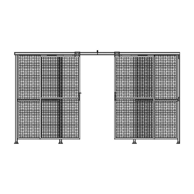 Metal Framed Gate CAD Model for Engineering Applications