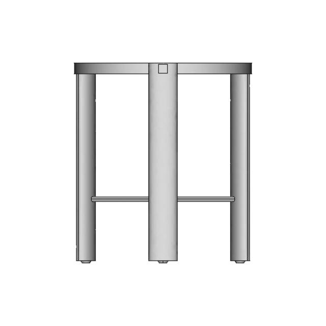 Black Painted End Table with Wood Finish