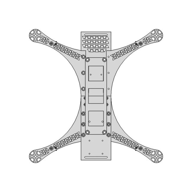 Drone Chassis Design for Aerial Applications