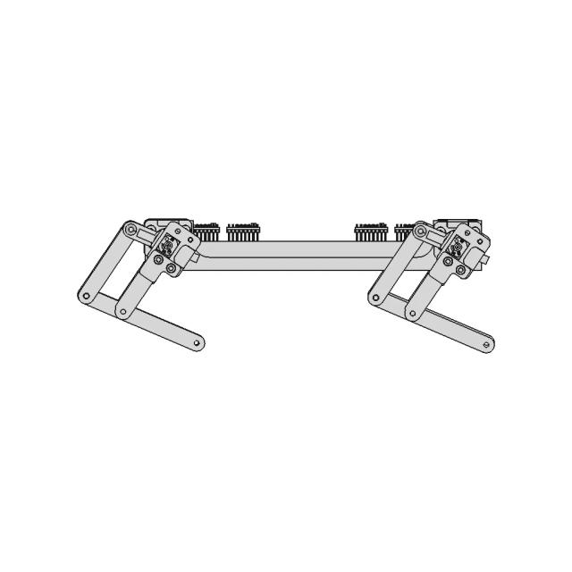 8 DOF Quadruped Robot Leg Assembly with SEA for N20 Motors