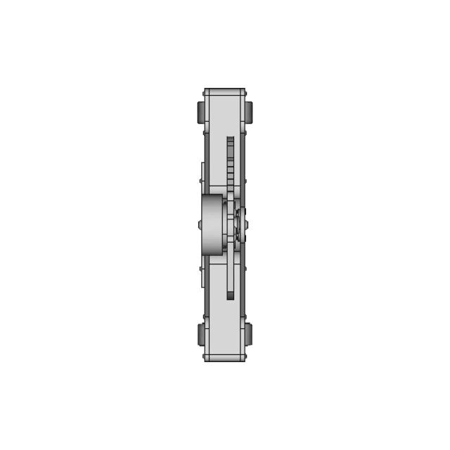 Adjustable Pulley and Weapon Blade Assembly CAD Model