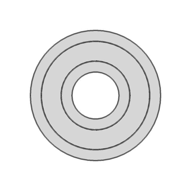 Circular Ball Bearing with 6mm Inner Diameter and 17mm Outer Diameter