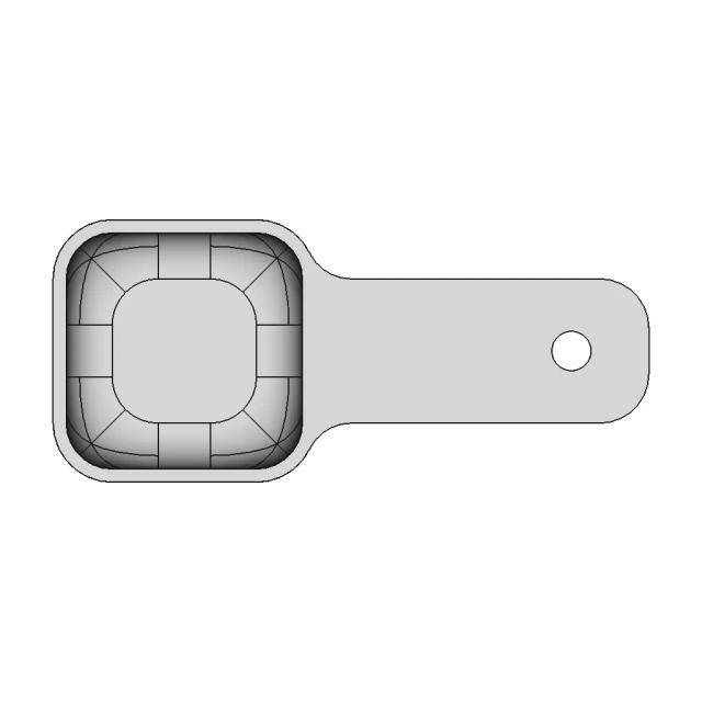 Custom 3D Printed Detergent Cup Designed for Support-Free Printing