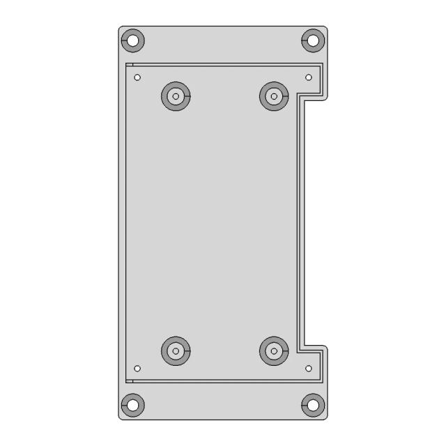Versatile Electronic Enclosure for PCB Protection and Connectivity