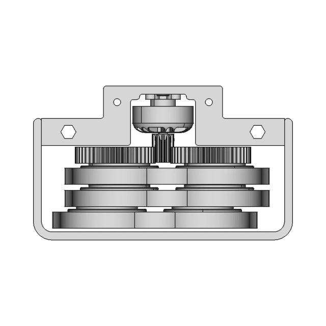 Dual Cam Shuffling Mechanism for Lightweight Robotics