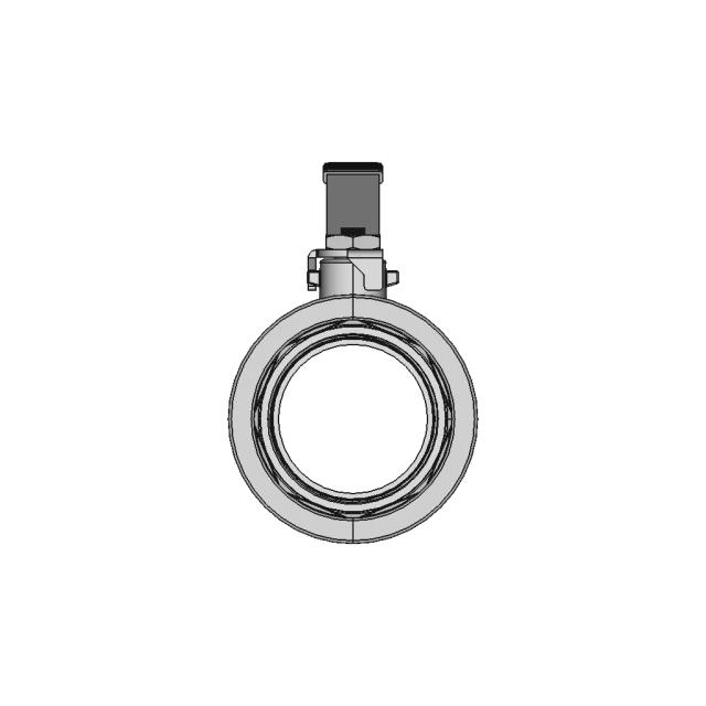 Brass On-Off Valve 3D CAD Model for Industrial Fluid Control