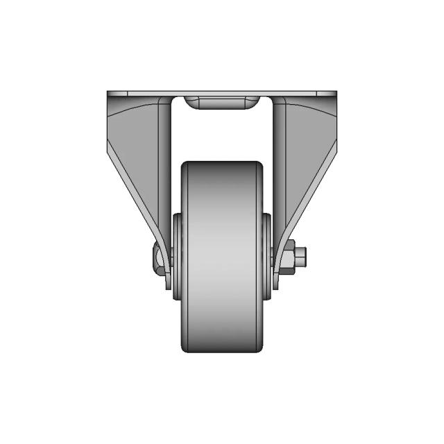 FL 312 PN Fixed Caster Wheel with Polyurethane Tread and Cast Iron Core