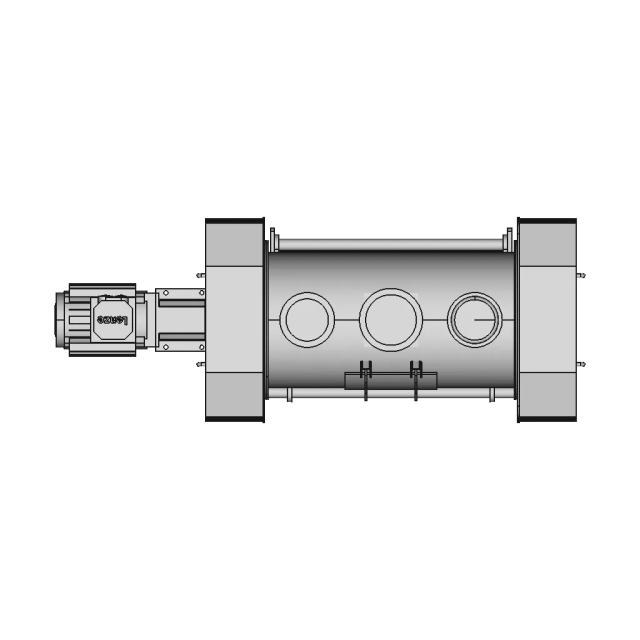 3D Assembly Model of WBH800 Industrial Mixer