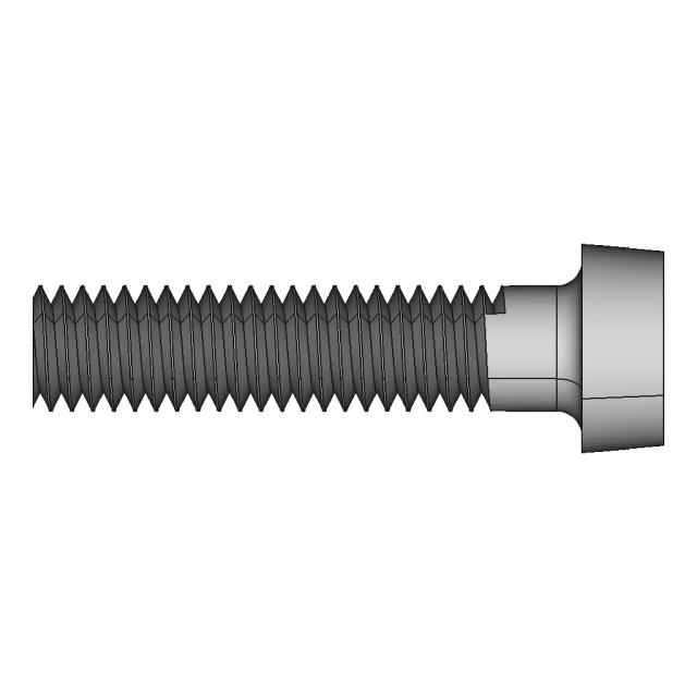 Slotted Cheese-Head Screw 3D Model for Engineering Applications