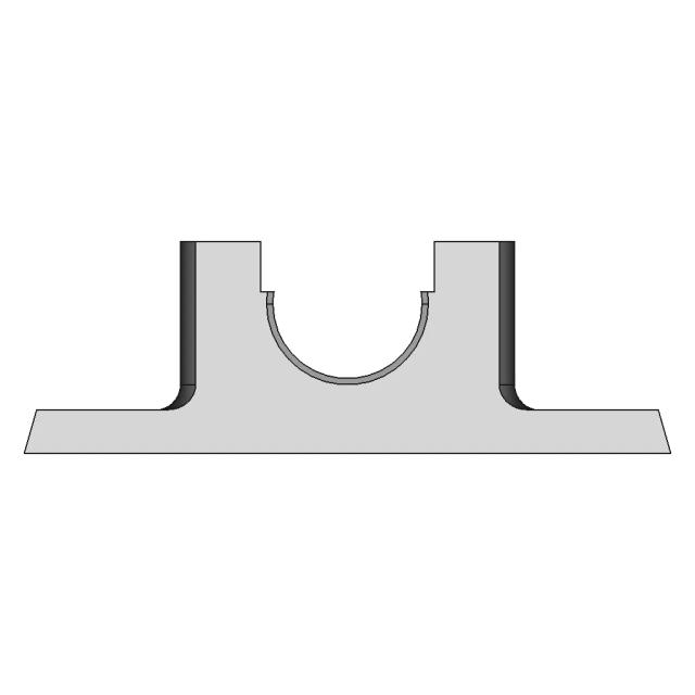 Plain Carbon Steel Mechanical Part with Boss Extrude and Fillet Features