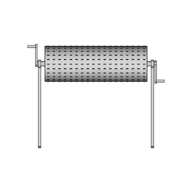 Turmeric Color Grader Machine CAD Model