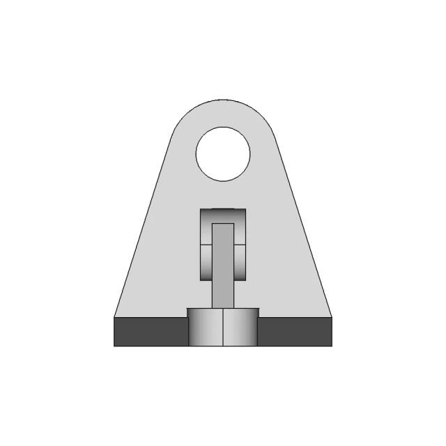 Alloy Steel Component with Boss Extrudes and Rib Features for Structural Integrity