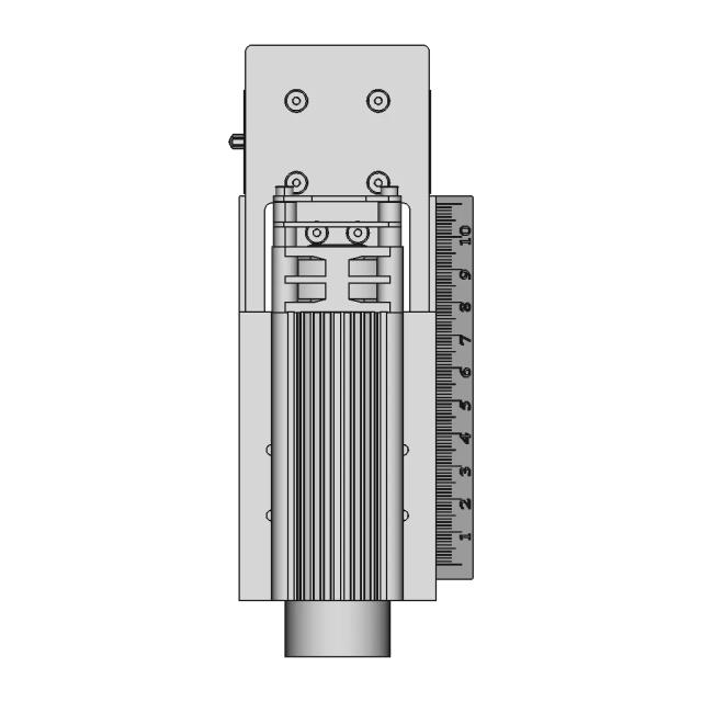 Spring-Loaded Sliding Mechanism for Laser Focus Adjustment