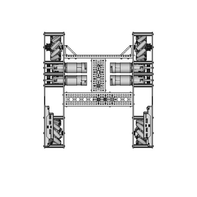 Compact Mecanum Drivetrain Assembly for FTC Robotics