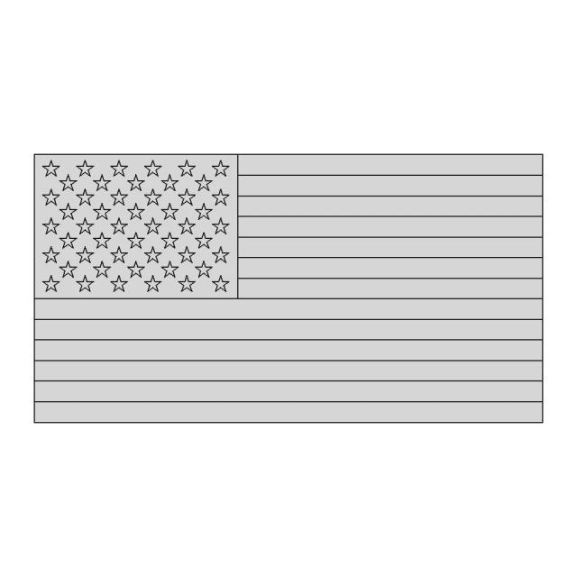 USA Flag Cutting Board CAD Model with Parametric Design