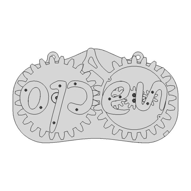 Adjustable Hanging Door Sign for Store Decoration