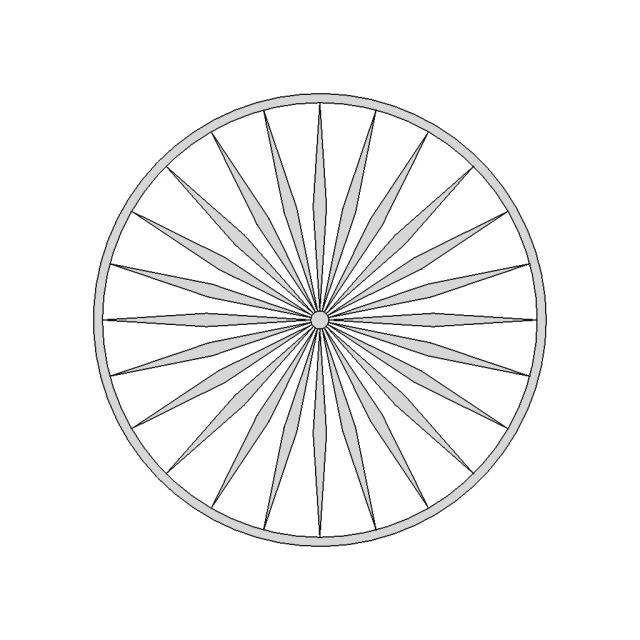 Ashoka Chakra Design Model